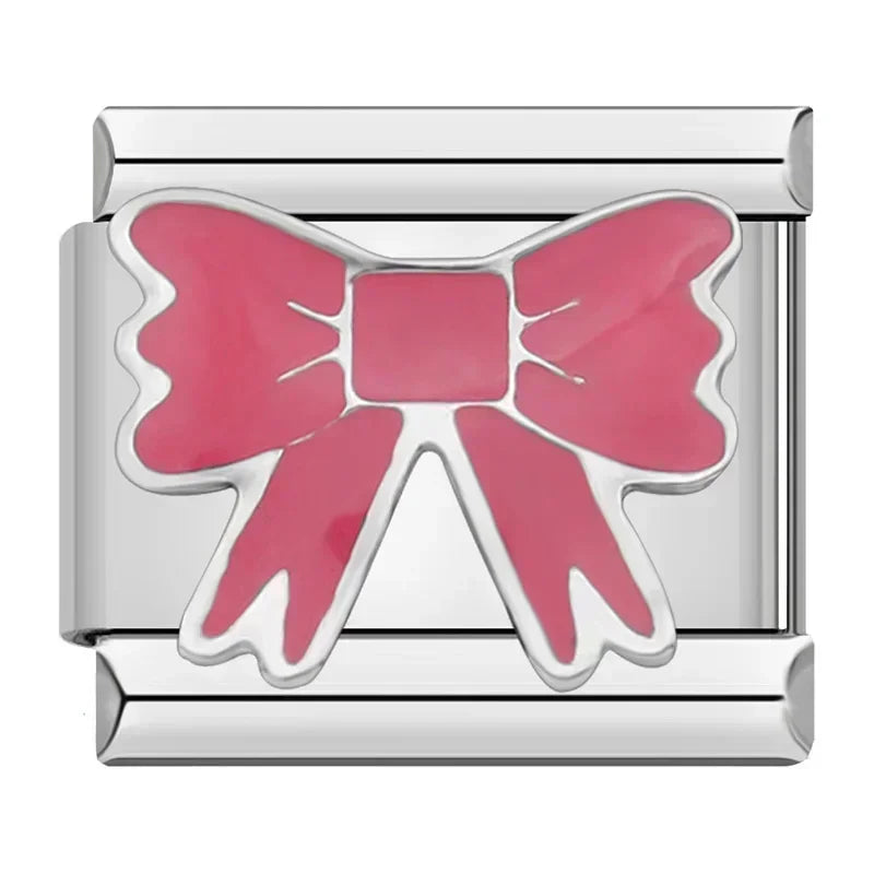 Charm Moño Rosa