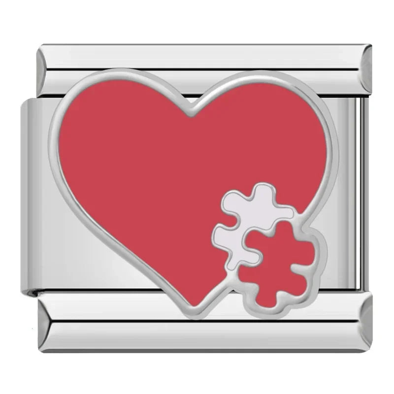 Charm Corazón Rompecabezas