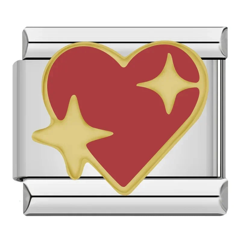 Charm Corazón Destellos